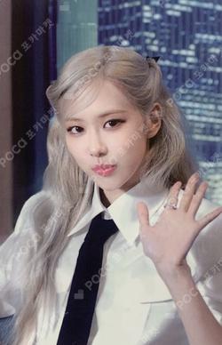 BLACKPINK THE GAME PHOTOCARD COLLECTION TALK SHOW ROSE photocard image