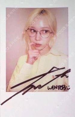 aespa WINTER photocard image