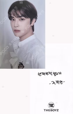 THE BOYZ WORLD TOUR : THE B-ZONE IN SEOUL ENCORE MESSAGE PHOTOCARD KIOSK MESSAGE A VER.