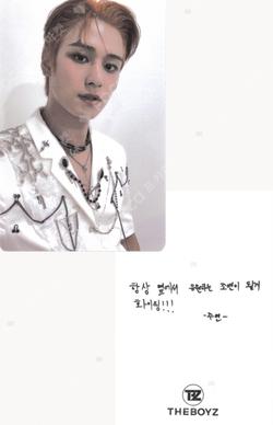 THE BOYZ WORLD TOUR : THE B-ZONE IN SEOUL ENCORE MESSAGE PHOTOCARD KIOSK MESSAGE A VER.