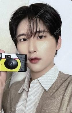 2024 CRAVITY FAN-CON BEYOND YOUR MEMORIES CHIFFON FABRIC POSTER WOOBIN photocard image