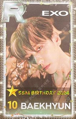 SSM BIRTHDAY 2024 BAEKHYUN photocard image
