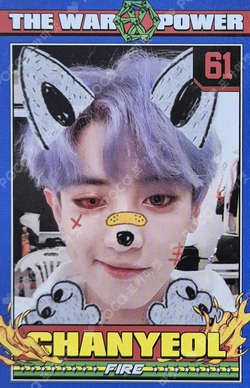 Pocamarket, EXO CHANYEOL THE WAR: The Power of Music K-pop Photocard