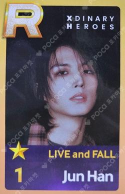 LIVE and FALL SuperStarJYPNATION JunHan photocard image