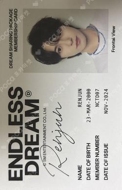 NCT DREAM PHOTO BOOK ENDLESS DREAM RENJUN photocard image