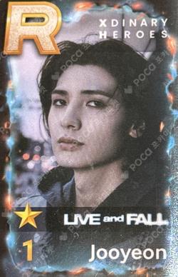 LIVE and FALL SuperStarJYPNATION Jooyeon photocard image