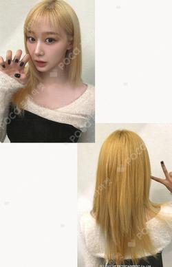 2023 PINK CHRISTMAS ACRYLIC TURNING STAND SET GISELLE photocard image