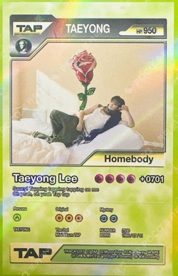 Pocamarket, NCT TAEYONG TAP Flip Zine Ver. K-pop Photocard