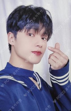 ATEEZ X ANITEEZ ADVENTURE POP-UP STORE ANITEEZ IN ILLUSION ACRYLIC PHOTOCARD FRAME KIT WOOYOUNG photocard image