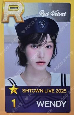 SMTOWN LIVE 2025 in SEOUL SuperStarSMTOWN WENDY photocard image