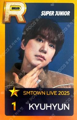 SMTOWN LIVE 2025 in SEOUL SuperStarSMTOWN KYUHYUN photocard image