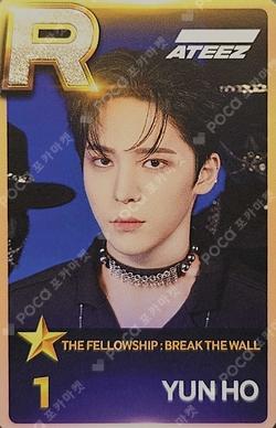 ATEEZ WORLD TOUR [THE FELLOWSHIP : BREAK THE WALL] IN SEOUL SuperStarATEEZ YUNHO photocard image