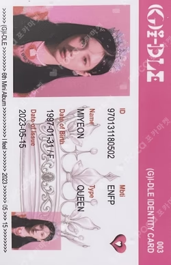 I feel Queen Ver. MIYEON photocard image