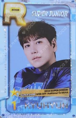 2024 SUPER JUNIOR SUPER SHOW SPIN-OFF : Halftime in SEOUL SUPERSTAR SMTOWN KYUHYUN photocard image