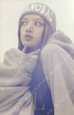 LALISA BLACK Ver. LISA photocard image
