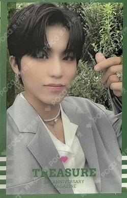 TREASURE 2nd ANNIVERSARY MAGAZINE WEVERSE PARK JEONG WOO photocard image