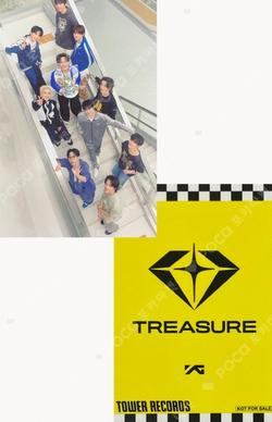 TREASURE 3rd ANNIVERSARY MAGAZINE TOWER RECORDS Unit photocard image