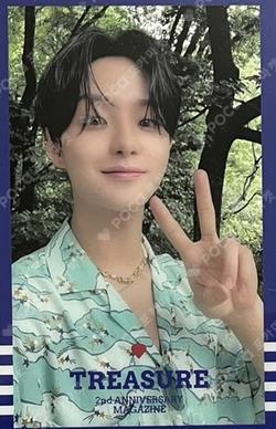 TREASURE 2nd ANNIVERSARY MAGAZINE WEVERSE JIHOON photocard image
