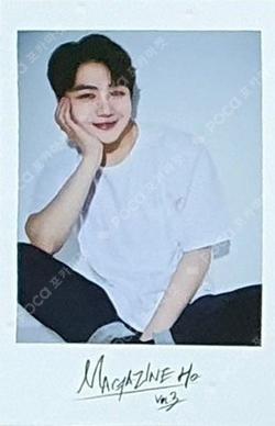 MINI LIVE MAGAZINE HO VOL.3 POLAROID SET JINHO photocard image