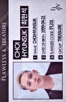 FLAWLESS CHOI HYUN SUK photocard image