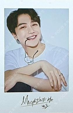 MINI LIVE MAGAZINE HO VOL.3 POLAROID SET JINHO photocard image