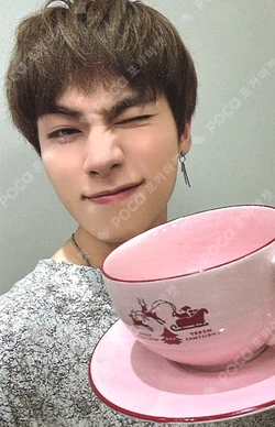 2024 PINK CHRISTMAS CUP & SAUCER SET