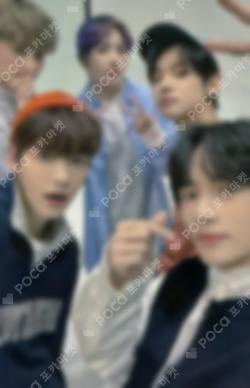 2022 TXT FANLIVE MOA X TOGETHER BLANKET Unit photocard image