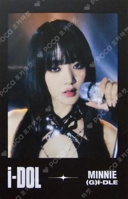 2024 (G)I-DLE WORLD TOUR [iDOL] IN SEOUL POLAROID SET MINNIE photocard image