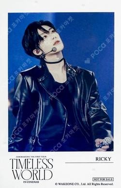 ZEROBASEONE THE FIRST TOUR [TIMELESS WORLD] IN CINEMAS POPCORN BAG RICKY photocard image