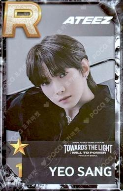 2025 ATEEZ WORLD TOUR [TOWARDS THE LIGHT : WILL TO POWER] FINALE IN SEOUL SuperStarATEEZ YEOSANG photocard image