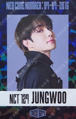 NCT 127 4TH TOUR NEO CITY : SEOUL - THE MOMENTUM RANDOM TRADING CARD SET SPECIAL JUNGWOO photocard image