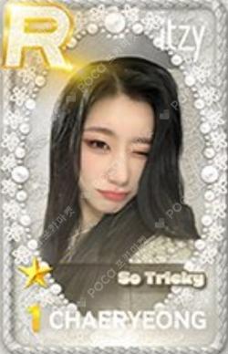 ITZY THE 1ST WORLD TOUR CHECKMATE in SEOUL SuperStarJYPNATION CHAERYEONG photocard image