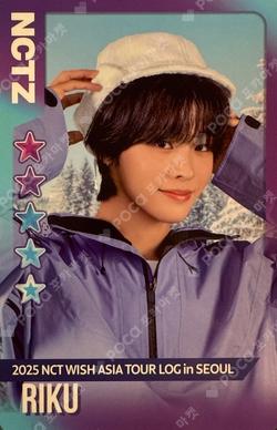 NCT WISH ASIA TOUR LOG in NCT ZONE BOOTH RIKU photocard image