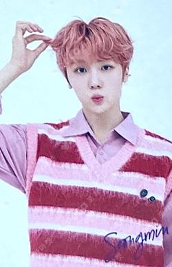 2022 CRAVITY SPECIAL FANMEETING CHRISTMAS PARTY ROCK RANDOM TRADING CARDS SEONGMIN photocard image