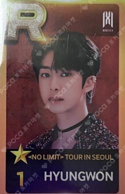 2022 MONSTA X [NO LIMIT] TOUR IN SEOUL SuperStar STARSHIP HYUNGWON photocard image