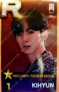 2022 MONSTA X [NO LIMIT] TOUR IN SEOUL SuperStar STARSHIP KIHYUN photocard image