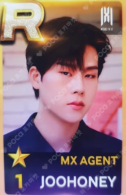 2022 MONSTA X FAN-CON [MX AGENT] SuperStar STARSHIP JOOHONEY photocard image