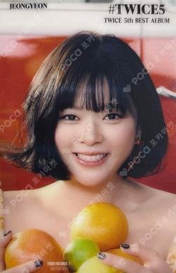 #TWICE5 TOWER RECORDS JEONGYEON photocard image