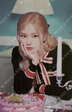 BLACKPINK THE GAME PHOTOCARD COLLECTION Christmas Edition ROSE photocard image