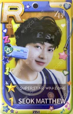ZEROBASEONE SEOK MATTHEW photocard image