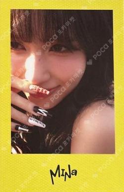 THIS IS FOR POLAROID ver. IS ver. MINA photocard image