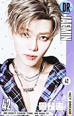 NCT DREAM POP-UP [TIME RIDERS] RANDOM TRADING CARD SET (TIME ver.) JAEMIN photocard image