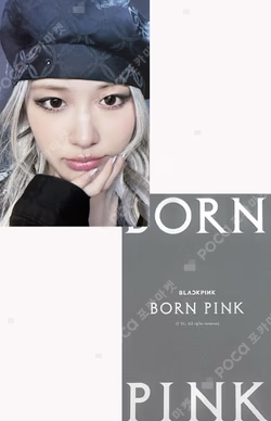 BORN PINK BLACKPINK 2 POCKET PHOTO CARD HOLDER