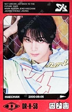 NCT DREAM POP-UP [TIME RIDERS] RANDOM TRADING CARD SET (TIME ver.) HAECHAN photocard image