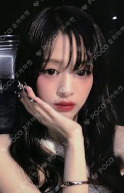 2025 BABYMONSTER 1st WORLD TOUR HELLO MONSTERS IN ASIA BABYMONSTER PVC POUCH + DECO KIT AHYEON photocard image