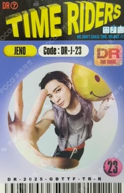 NCT DREAM POP-UP [TIME RIDERS] RANDOM TRADING CARD SET (RIDERS ver.) SPECIAL JENO photocard image