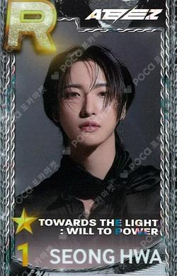 2025 ATEEZ WORLD TOUR [TOWARDS THE LIGHT : WILL TO POWER] FINALE IN SEOUL SuperStarATEEZ SEONGHWA photocard image