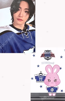 ATEEZ X ANITEEZ POP-UP EXHIBITION & STORE ANITEEZ IN ICE CITY HOCKEY UNIFORM OUTFIT