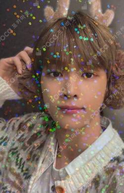 2022 PINK CHRISTMAS PHOTO CARD RANDOM PACK SPECIAL SUNGCHAN photocard image