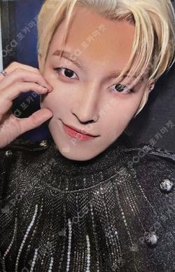 2024 ATEEZ WORLD TOUR [TOWARDS THE LIGHT : WILL TO POWER] IN SEOUL PLAYCODE YES24 HONGJOONG photocard image